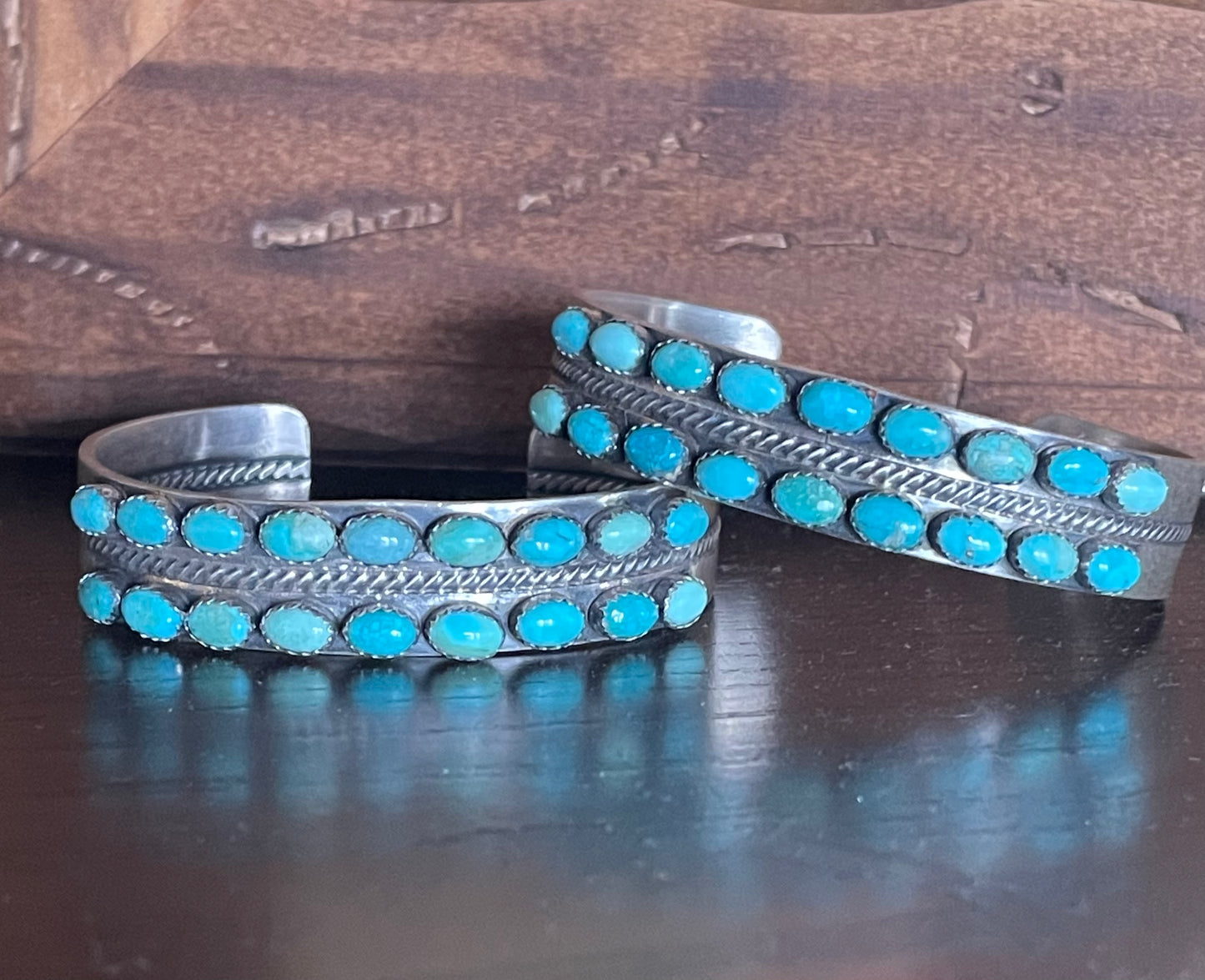 Two Row White Water Bracelet