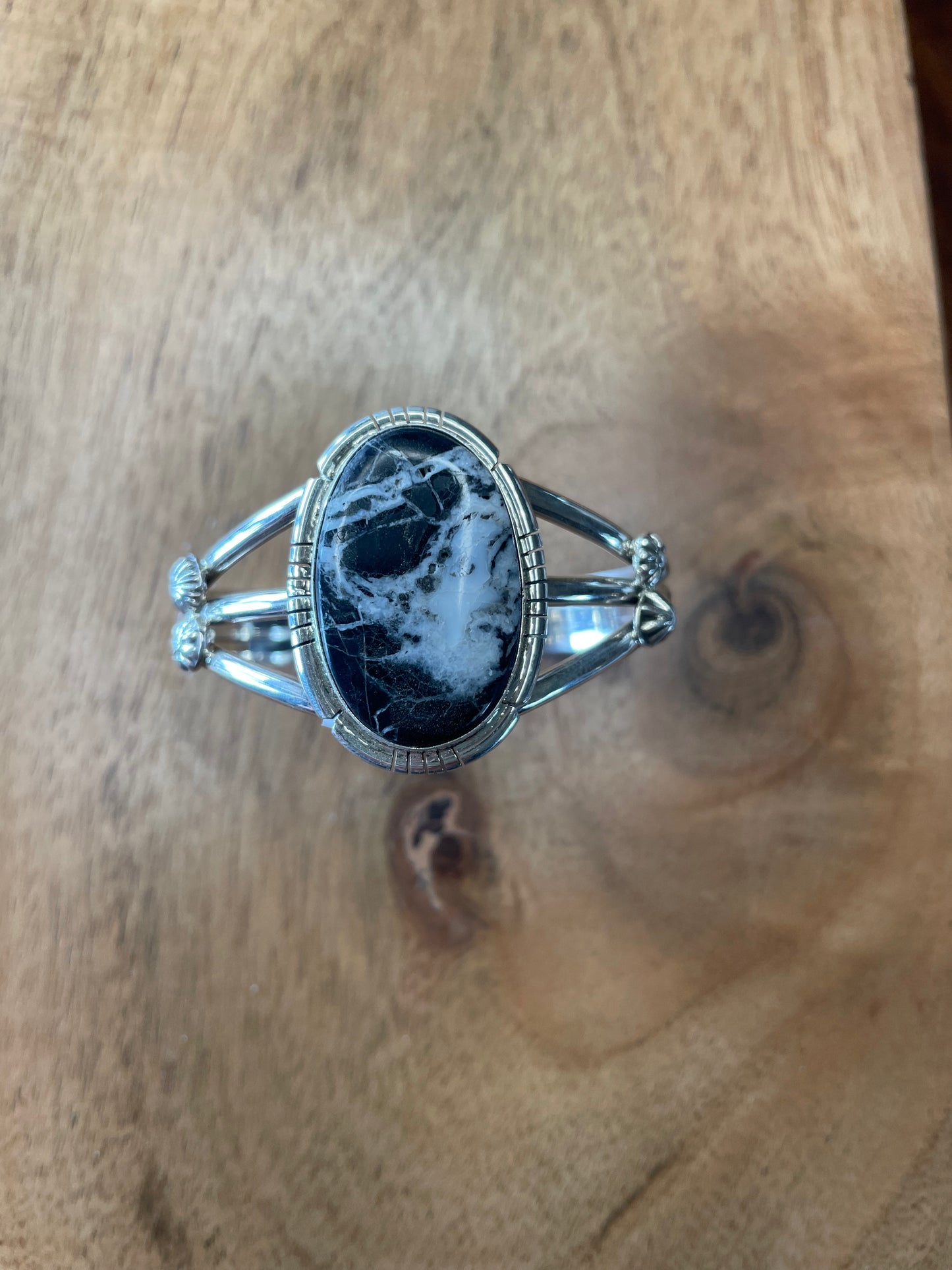 Samson Edsitty White Buffalo Cuff