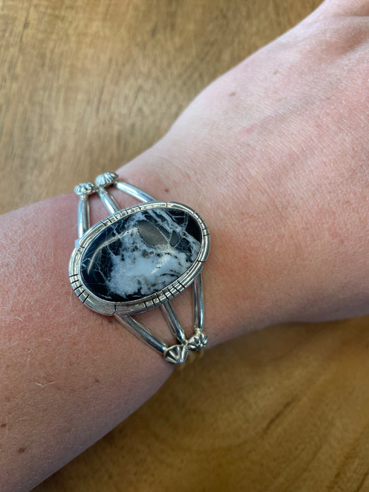 Samson Edsitty White Buffalo Cuff