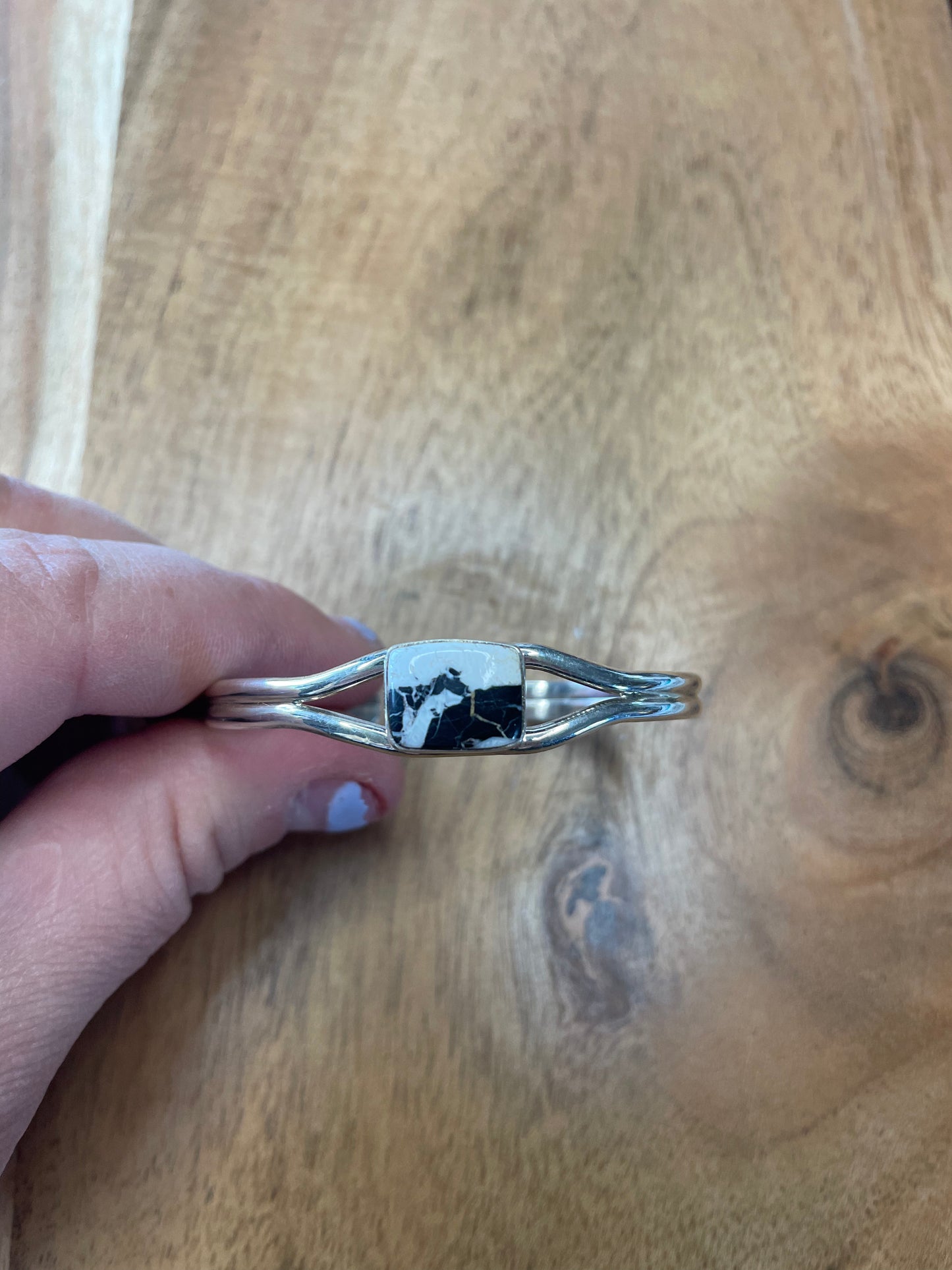 White Buffalo Stacking Bracelet