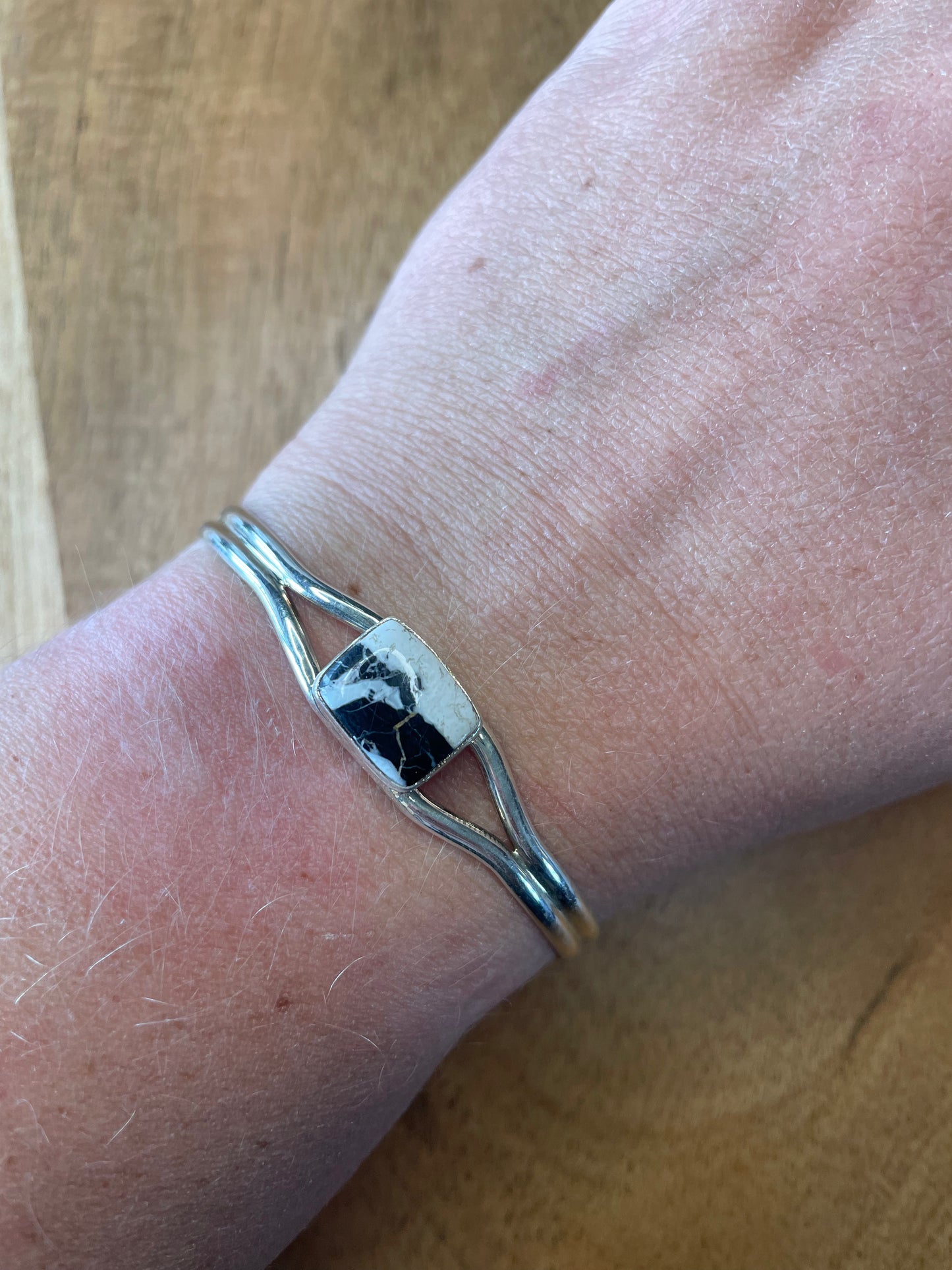 White Buffalo Stacking Bracelet
