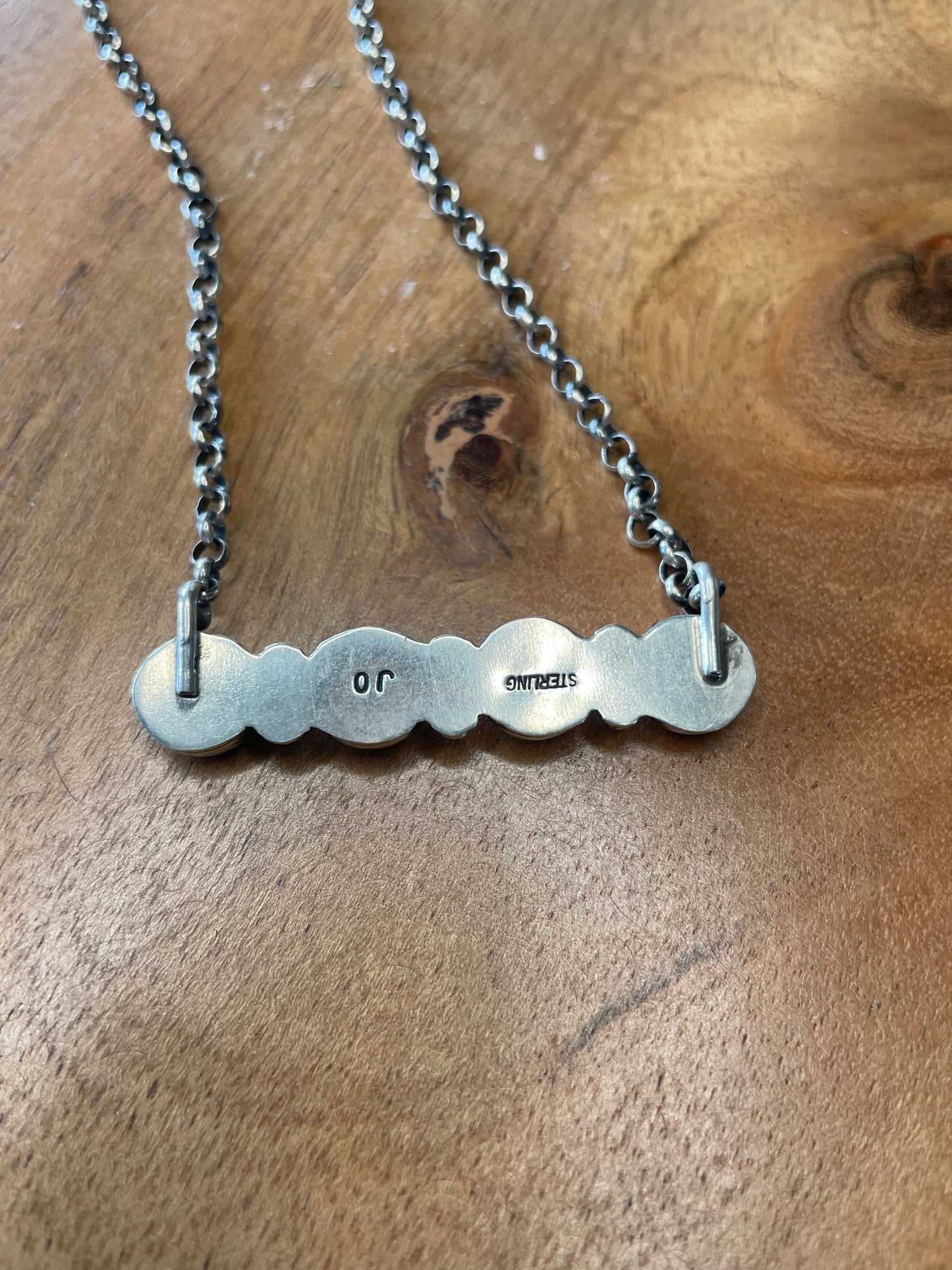 18" Purple Spiny Bar Necklace