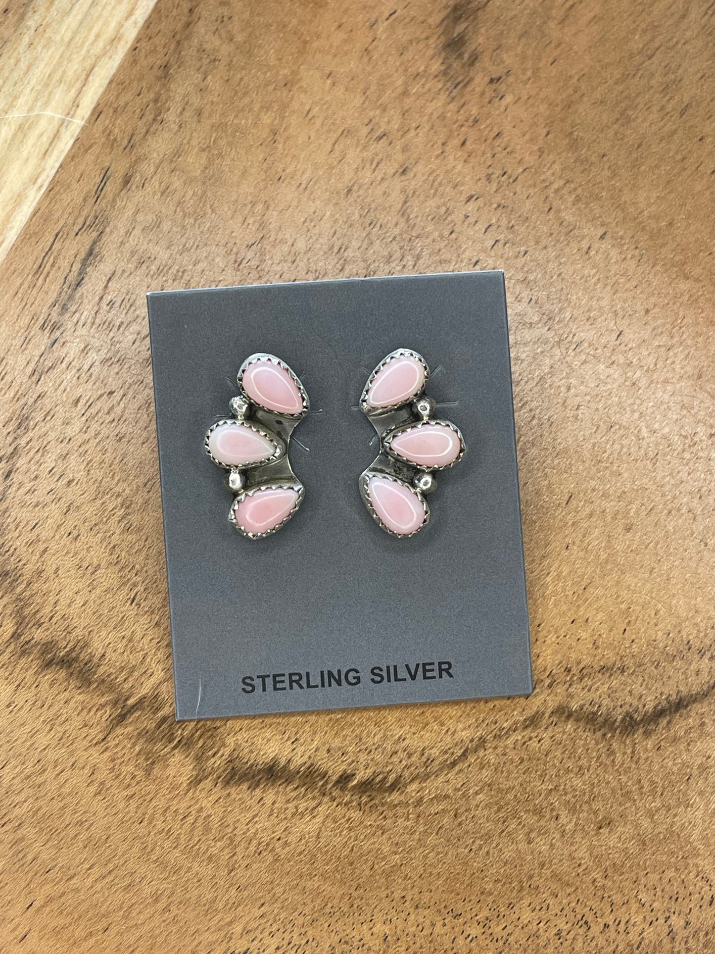 Pink Conch Half Cluster