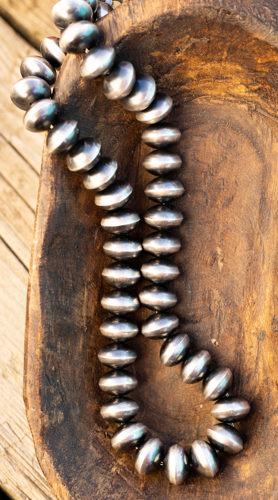 18MM Saucer Authentic Navajo Pearls