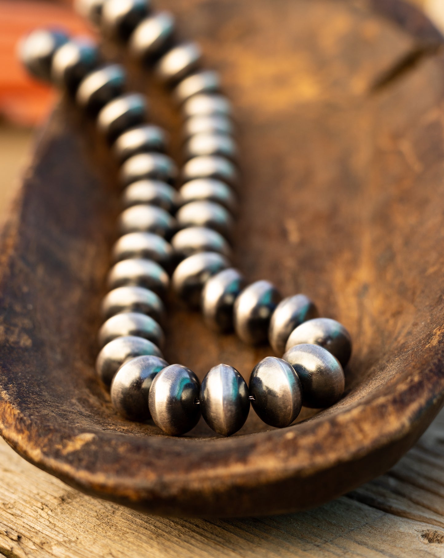 18MM Saucer Authentic Navajo Pearls