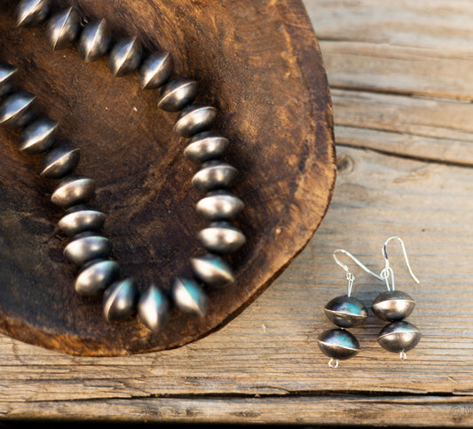 14MM Saucer Authentic Navajo Pearls *SET*