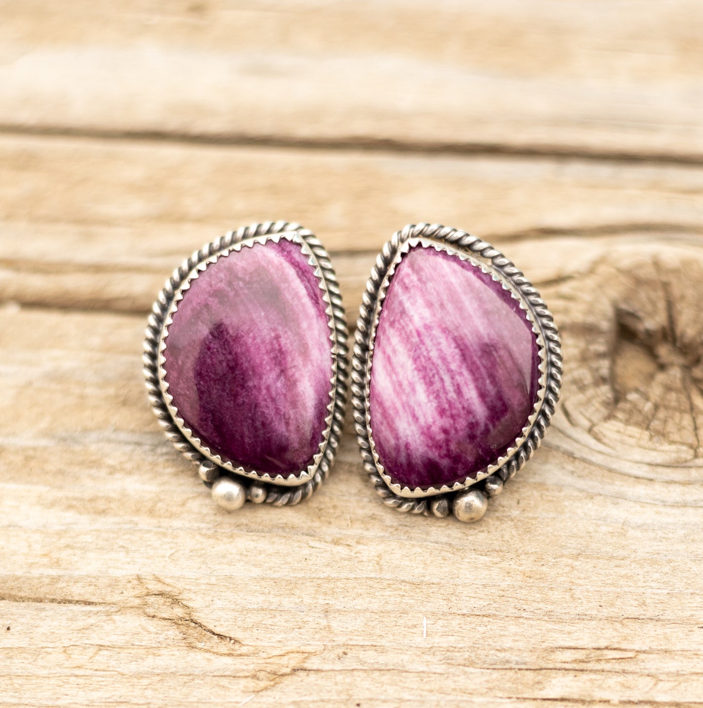 Light Purple Spiny Studs