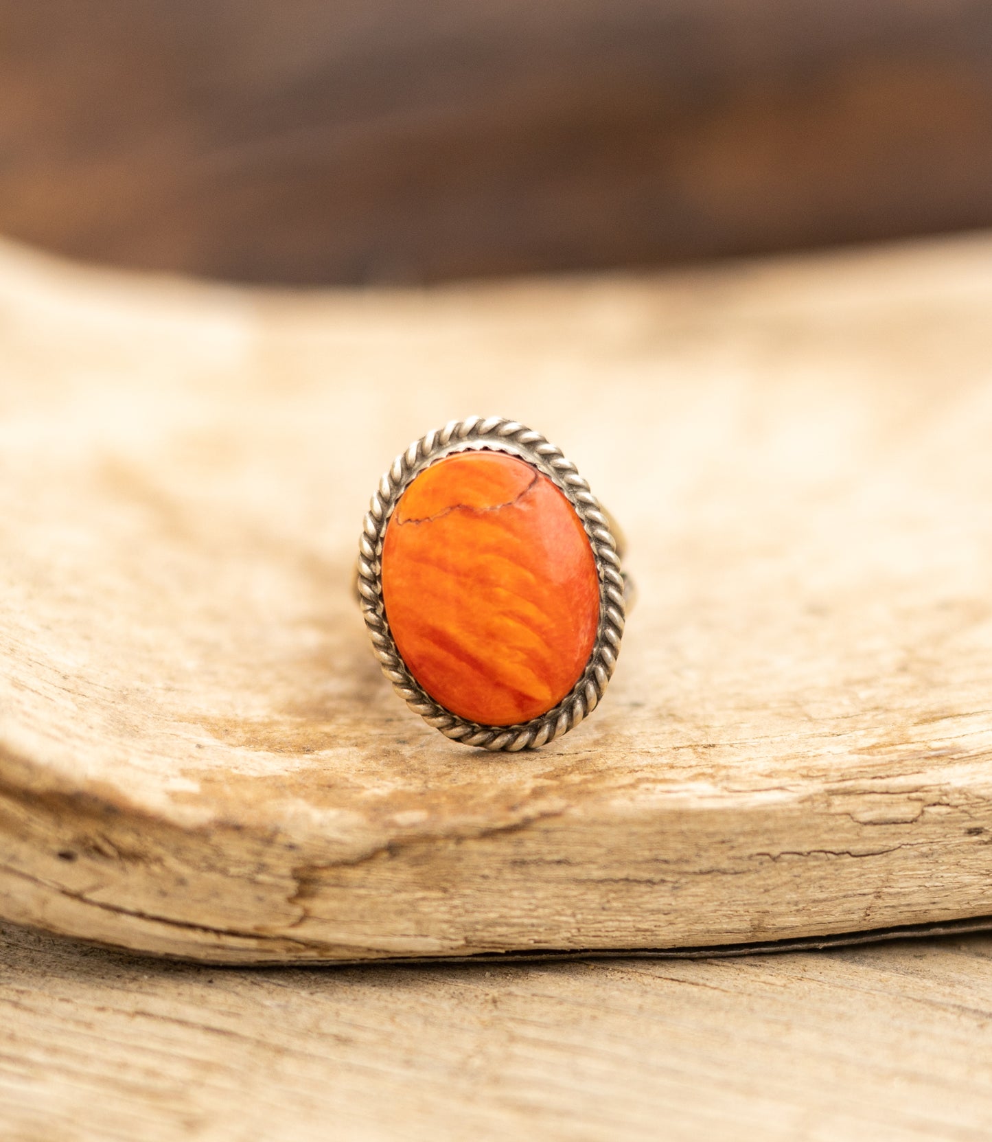 Orange Spiny Rings