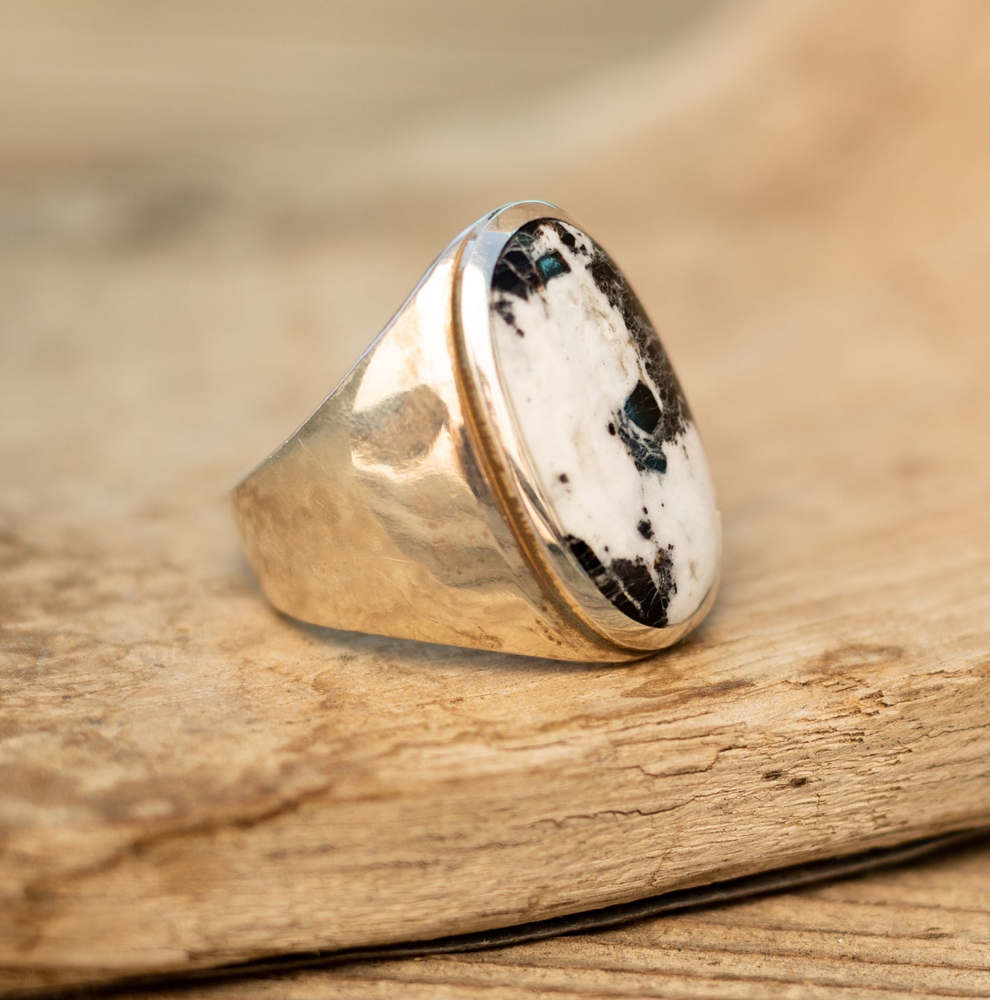 Men's White Buffalo Rings