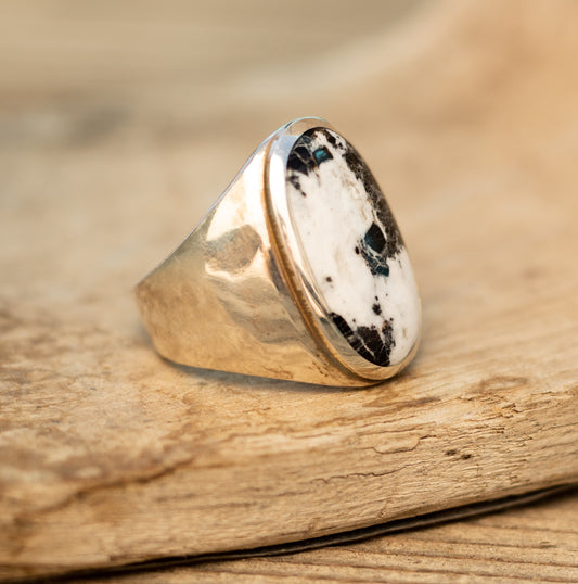 Men's White Buffalo Rings