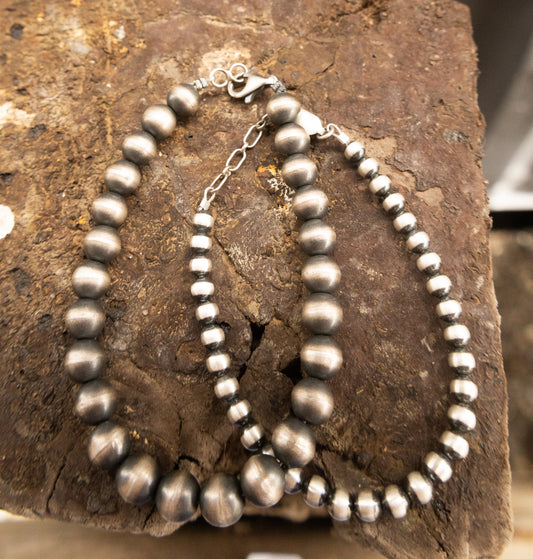 Oxidized Pearl Bracelets