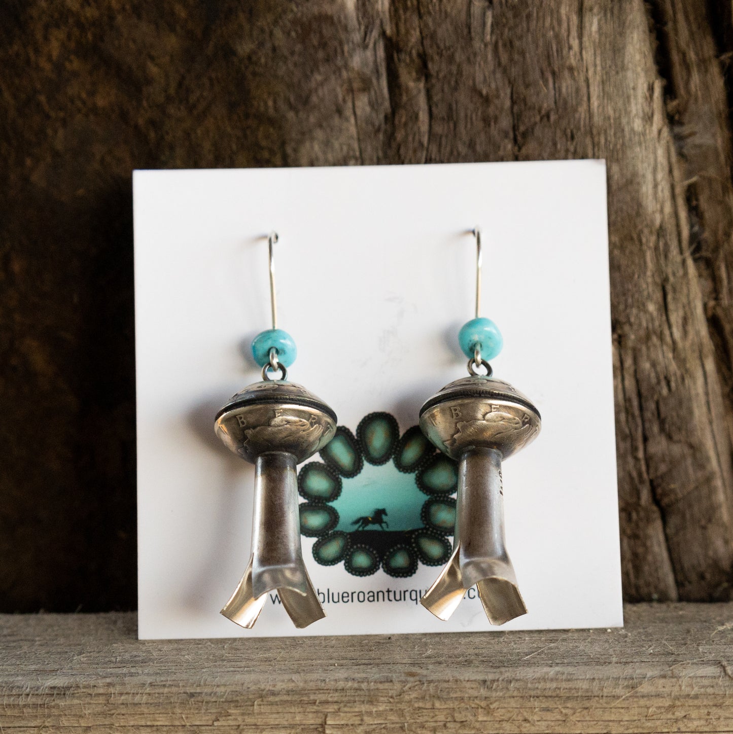 Dime Squash Blossom Earrings