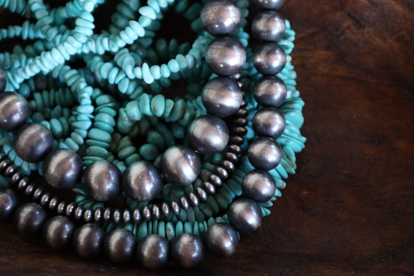 12MM Saucer Authentic Navajo Pearls