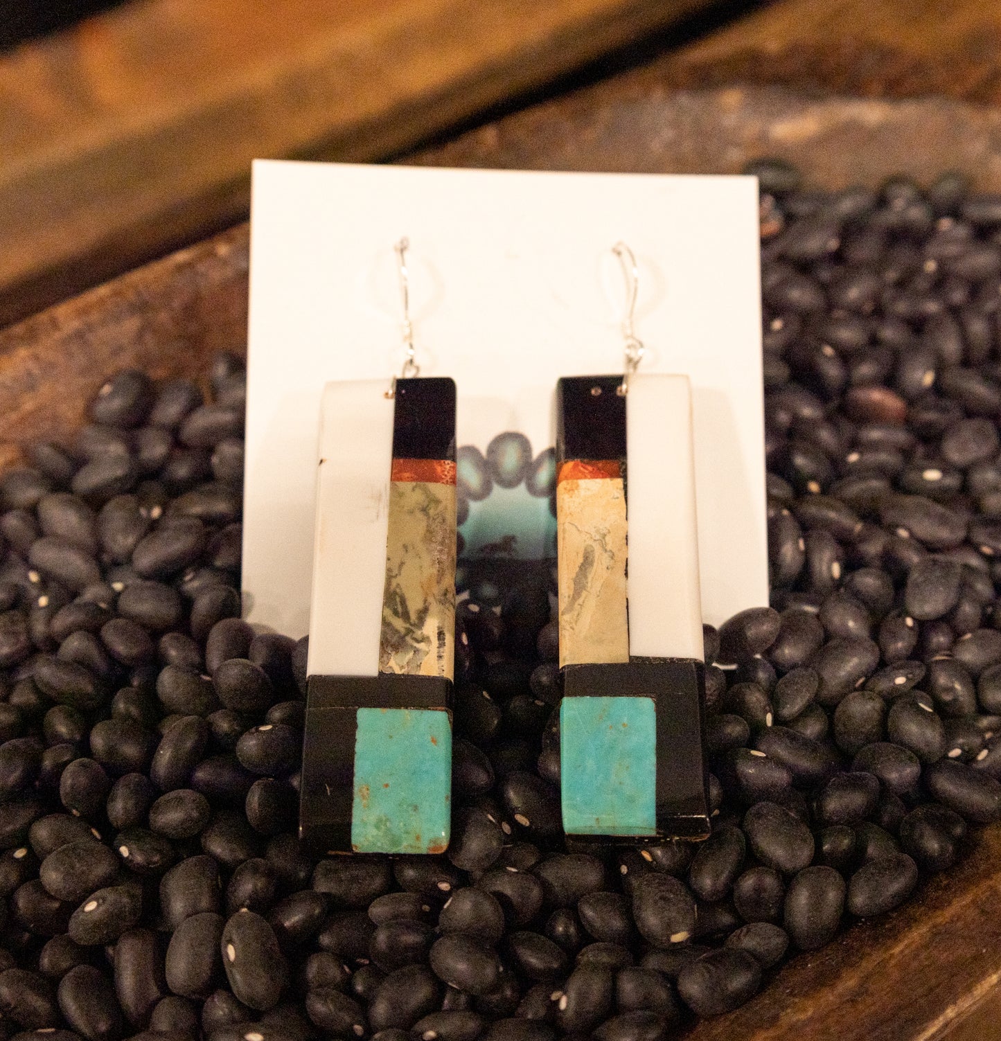 Colorful Santo Domingo Earrings
