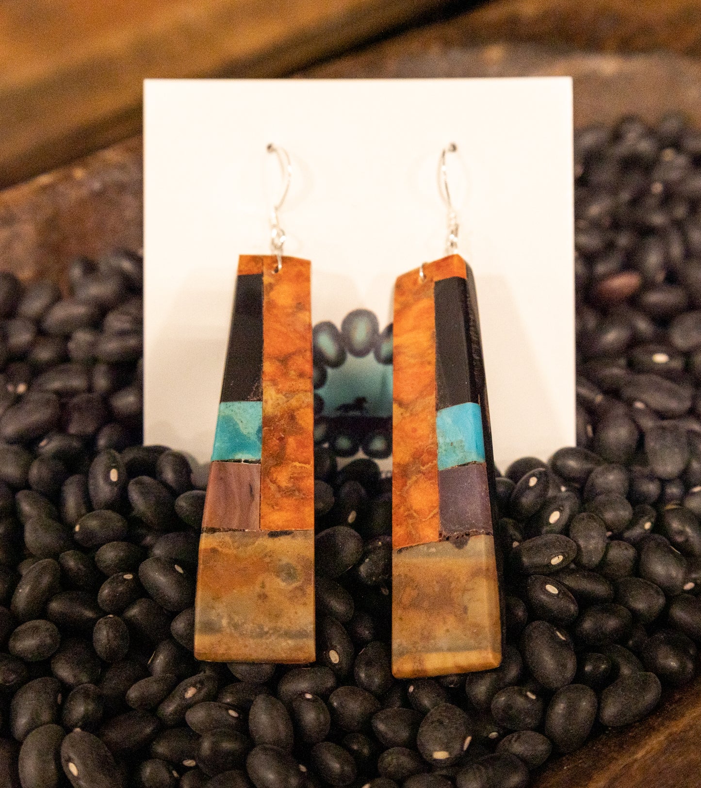 Colorful Santo Domingo Earrings