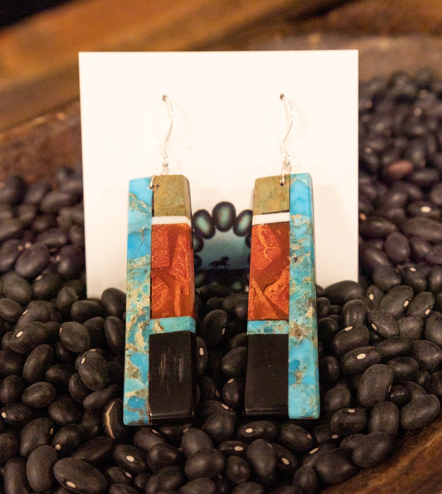 Colorful Santo Domingo Earrings