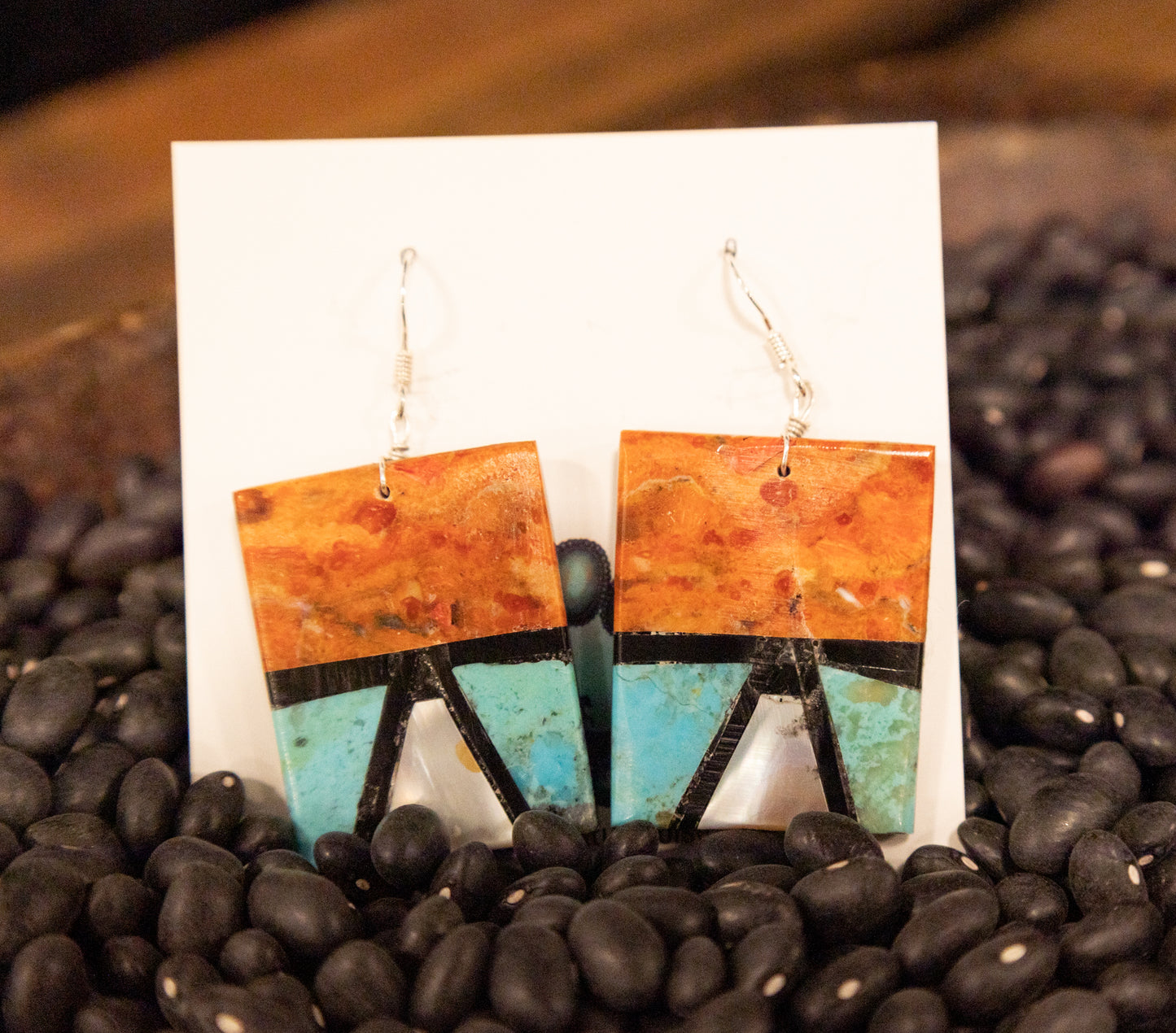 Colorful Santo Domingo Earrings