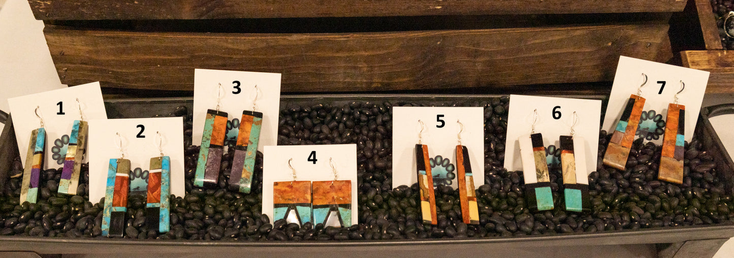 Colorful Santo Domingo Earrings