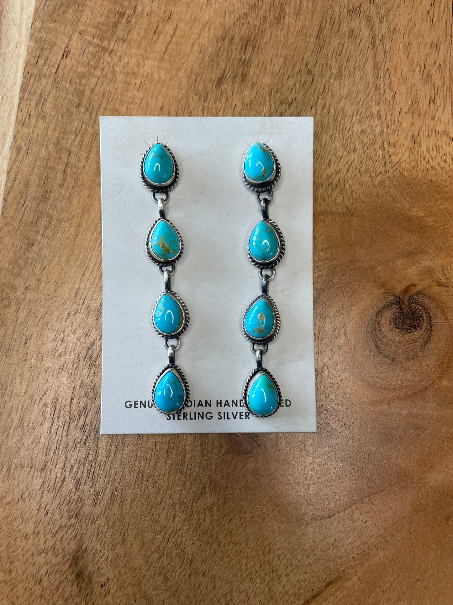 Kingman Teardrop Studs
