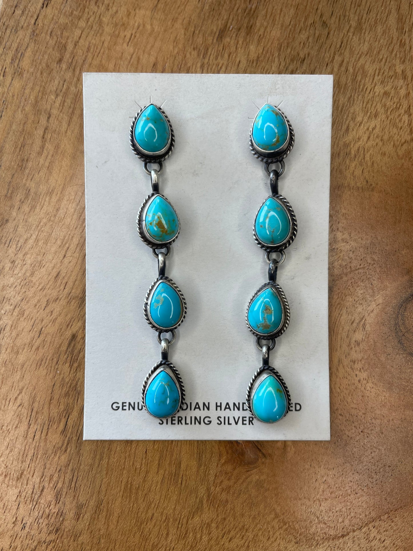 Kingman Teardrop Studs