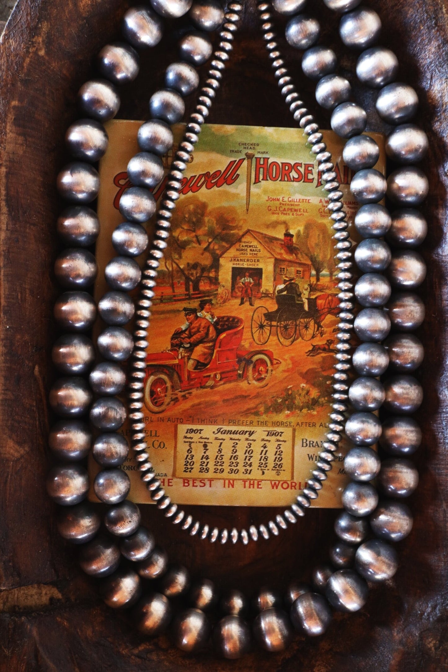 12MM Saucer Authentic Navajo Pearls
